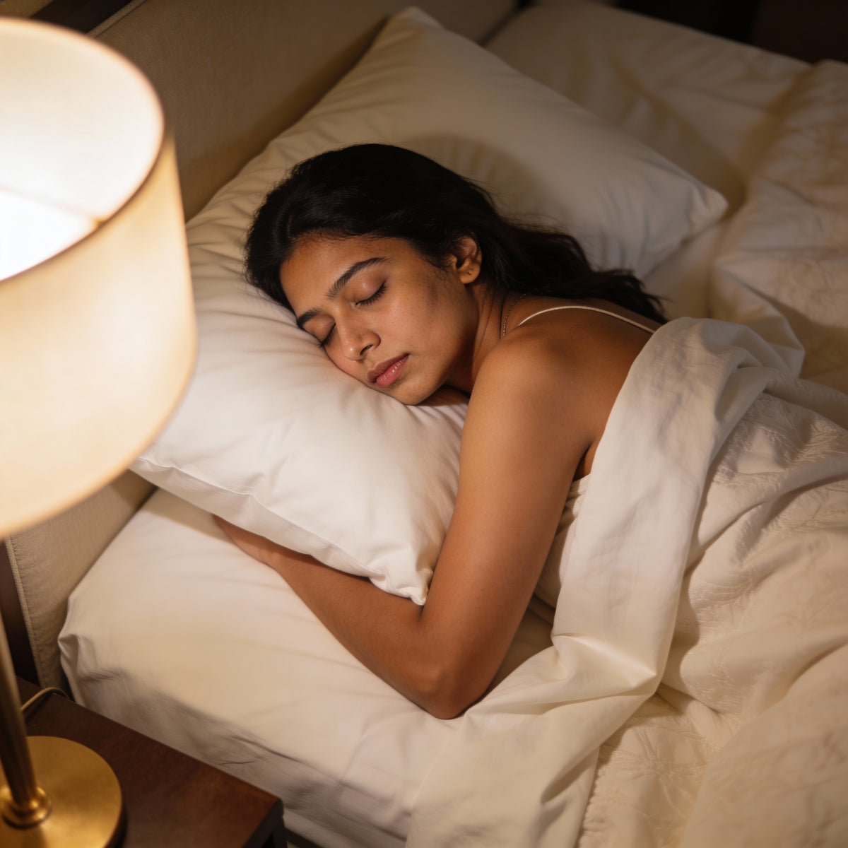 What happens when you take L-theanine and Ziziphus jujuba (seed) before sleep?